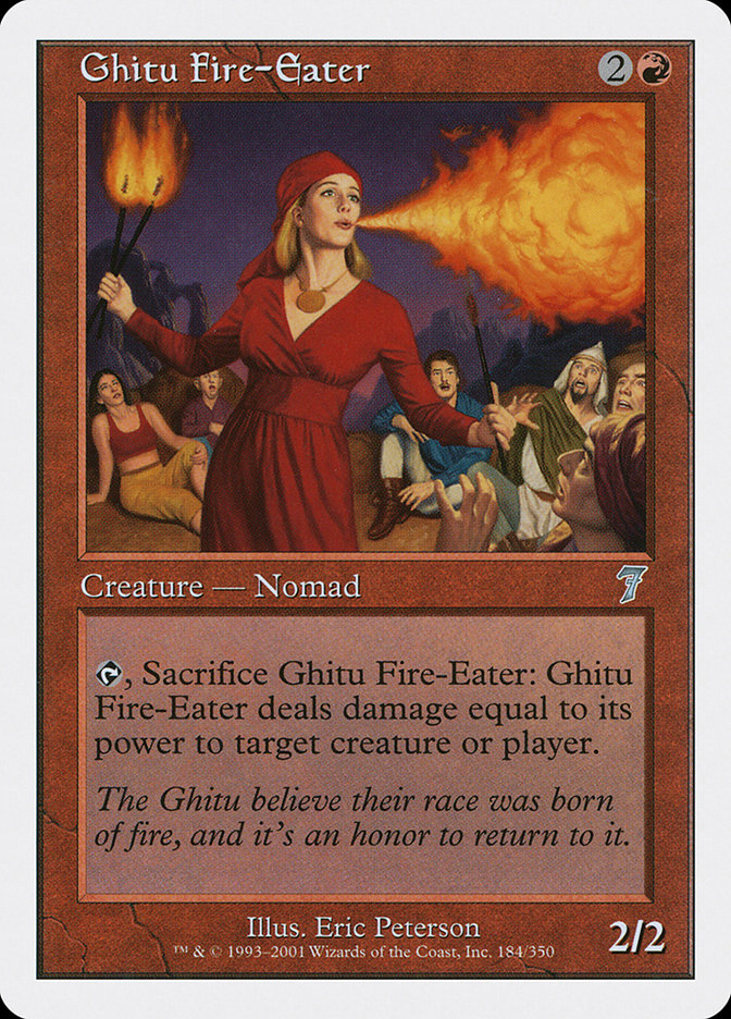 Ghitu Fire-Eater [Seventh Edition] [Foil]