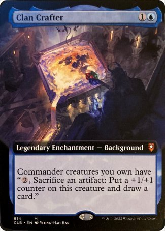 Clan Crafter (Extended Art) [Commander Legends: Battle for Baldur's Gate] [Foil]