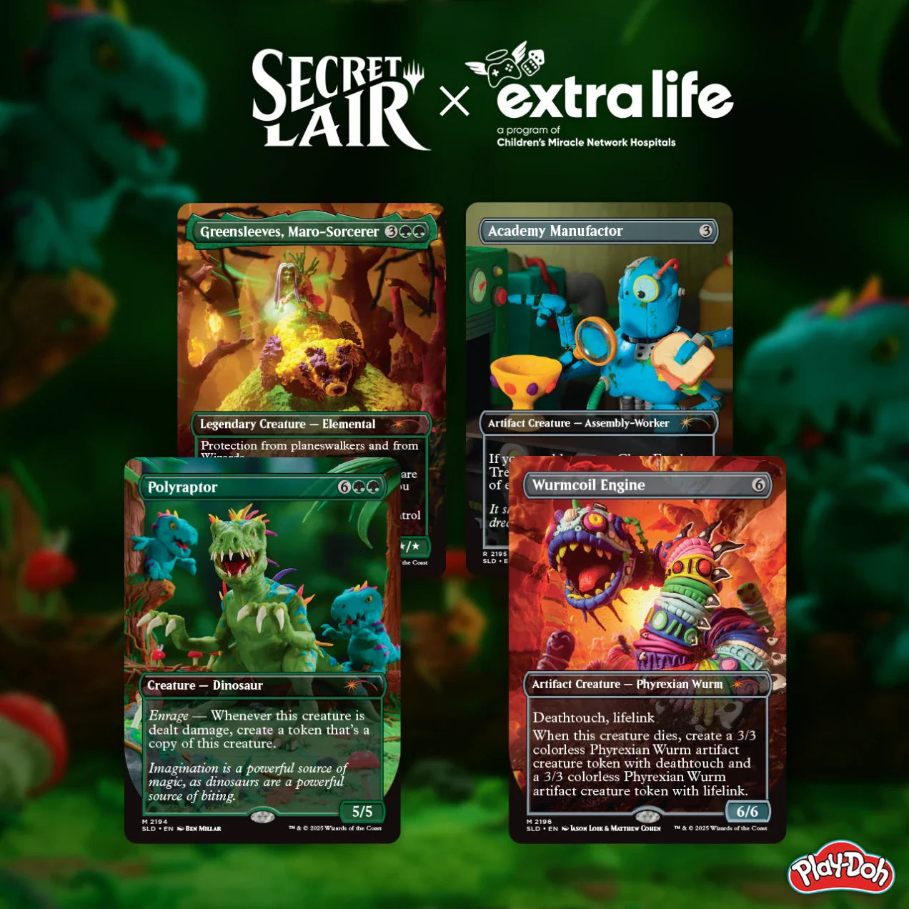 Secret Lair "Secret Lair x Play-Doh: Squishful Thinking" Non-Foil