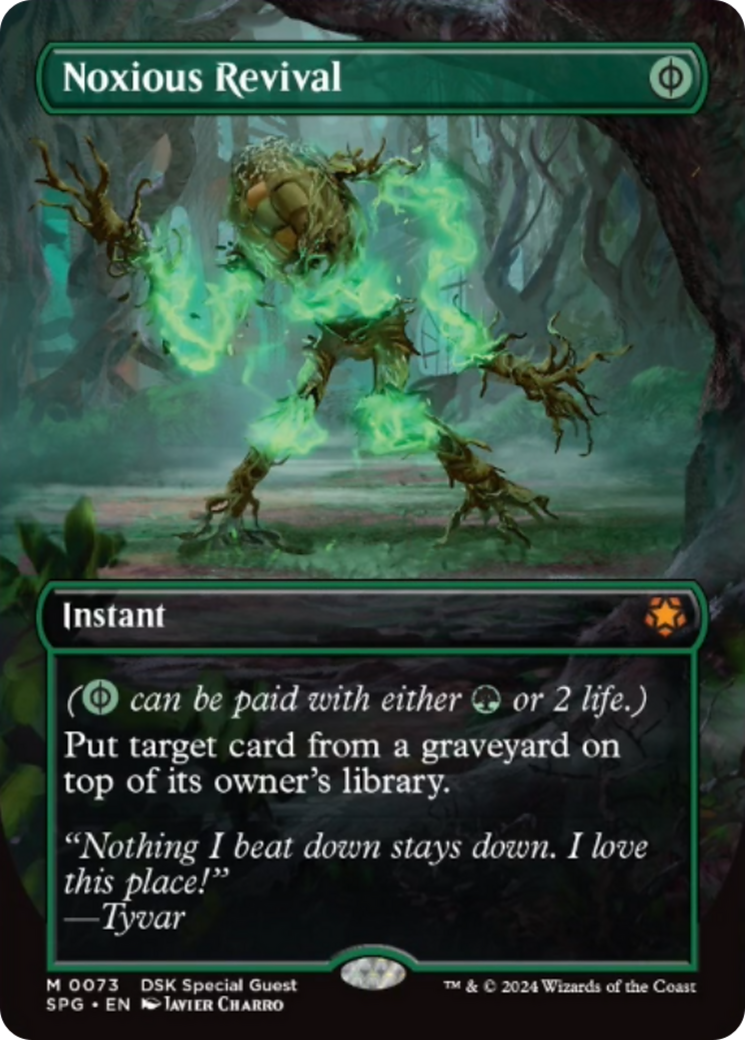 Noxious Revival (Borderless) [Duskmourn: House of Horror Special Guests] [Foil]