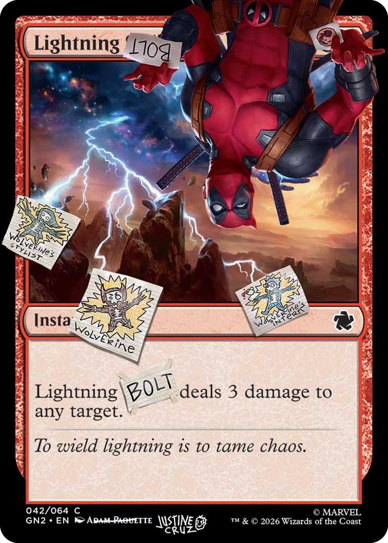 Lightning Bolt (042) [Secret Lair Drop Series] [Foil]
