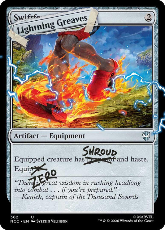 Lightning Greaves (382) [Secret Lair Drop Series] [Foil]
