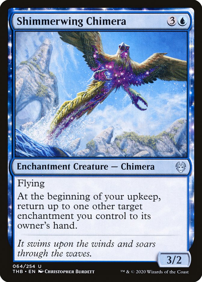 Shimmerwing Chimera [Theros Beyond Death] [Foil]