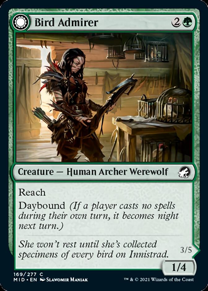 Bird Admirer // Wing Shredder [Innistrad: Midnight Hunt] [Foil]
