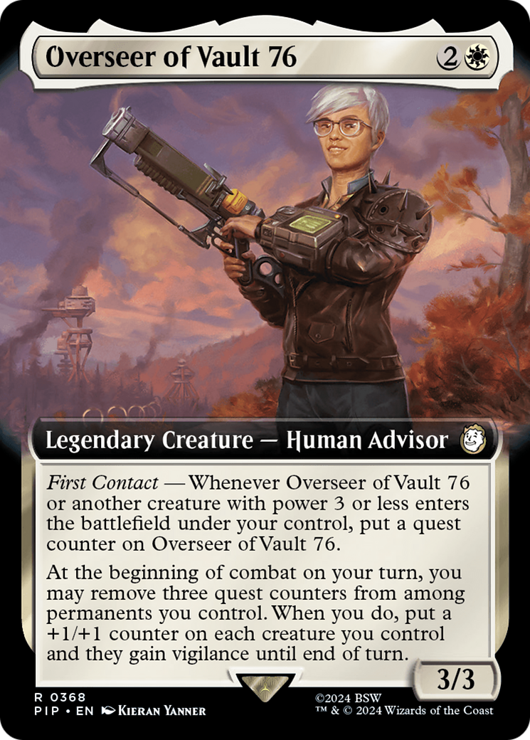 Overseer of Vault 76 (Extended Art) [Fallout] [Foil]
