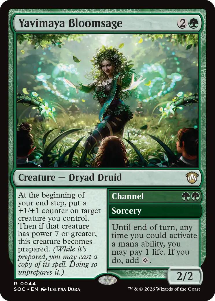 Yavimaya Bloomsage [Secrets of Strixhaven Commander] [Foil]