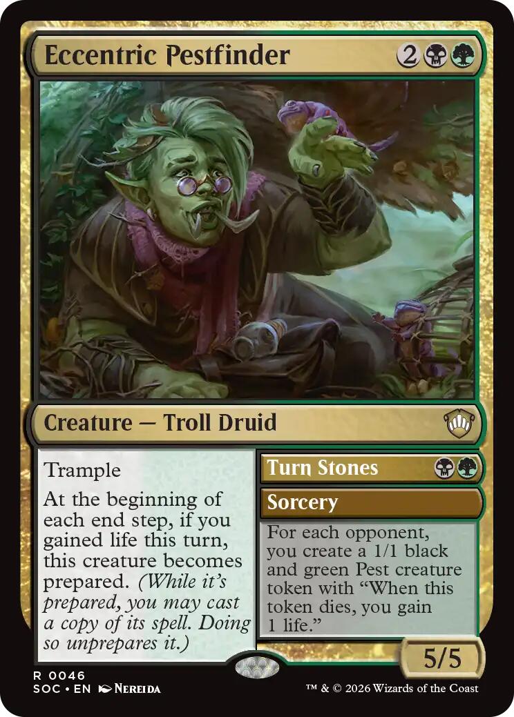 Eccentric Pestfinder [Secrets of Strixhaven Commander] [Foil]