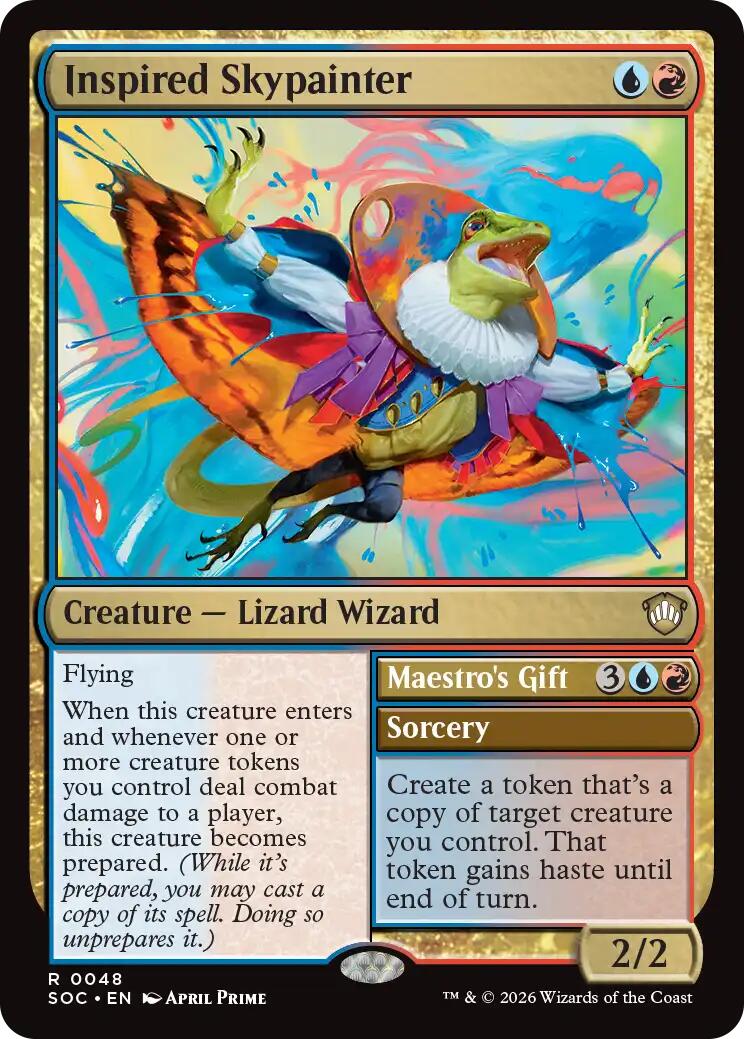 Inspired Skypainter [Secrets of Strixhaven Commander] [Foil]