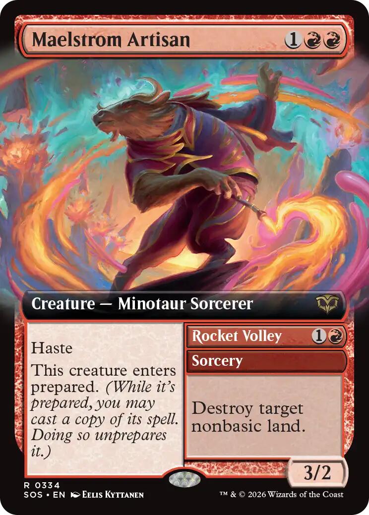 Maelstrom Artisan (Extended Art) [Secrets of Strixhaven] [Foil]