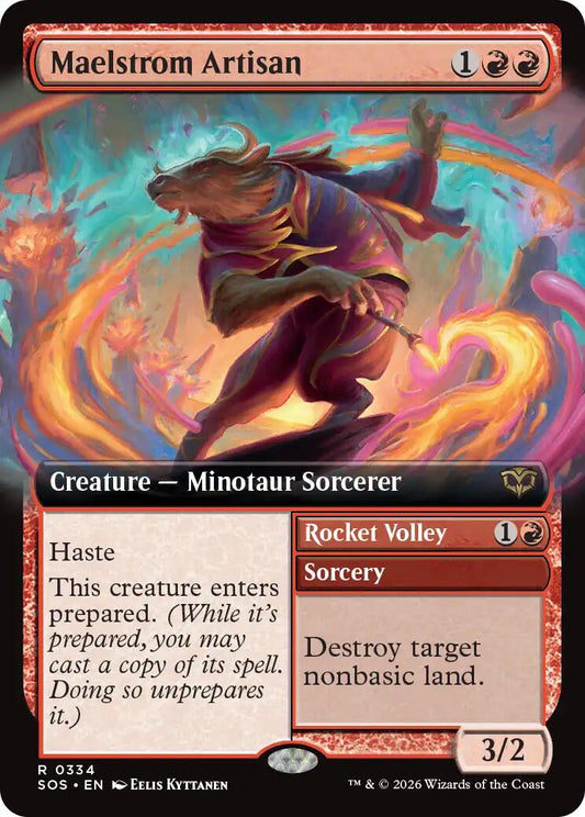 Maelstrom Artisan (Extended Art) [Secrets of Strixhaven] [Foil]
