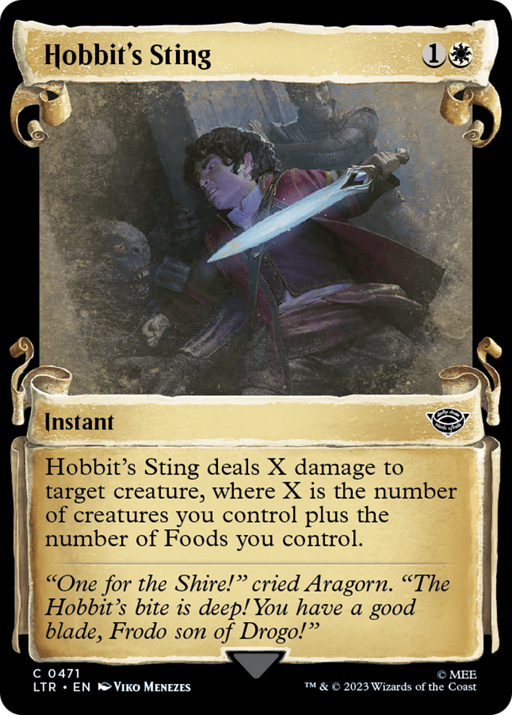Hobbit's Sting [The Lord of the Rings: Tales of Middle-Earth Showcase Scrolls] [Foil]