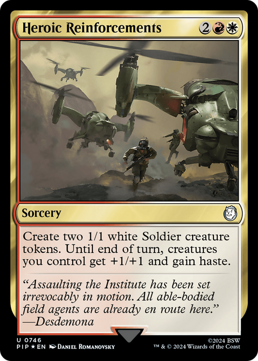 Heroic Reinforcements (Surge Foil) [Fallout]