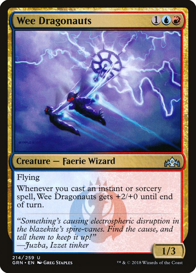 Wee Dragonauts [Guilds of Ravnica] [Foil]