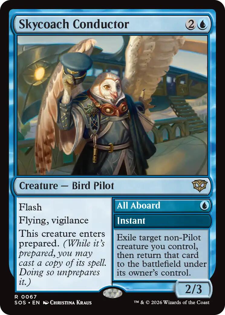 Skycoach Conductor [Secrets of Strixhaven] [Foil]
