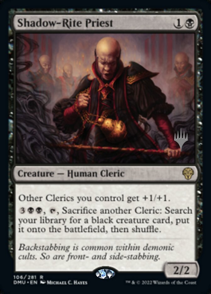 Shadow-Rite Priest (Promo Pack) [Dominaria United Promos] [Foil]
