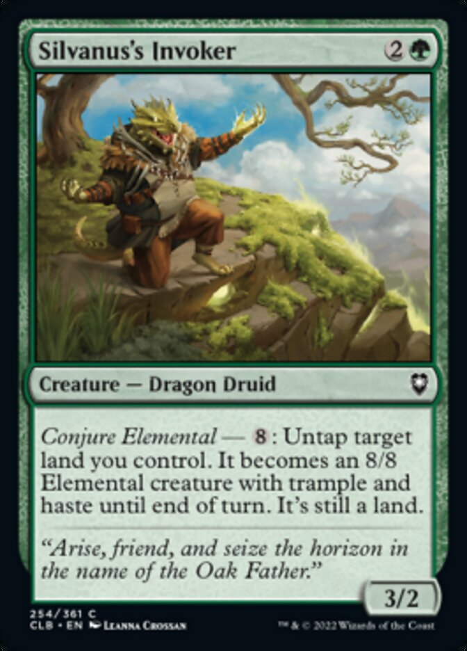 Silvanus's Invoker [Commander Legends: Battle for Baldur's Gate] [Foil]