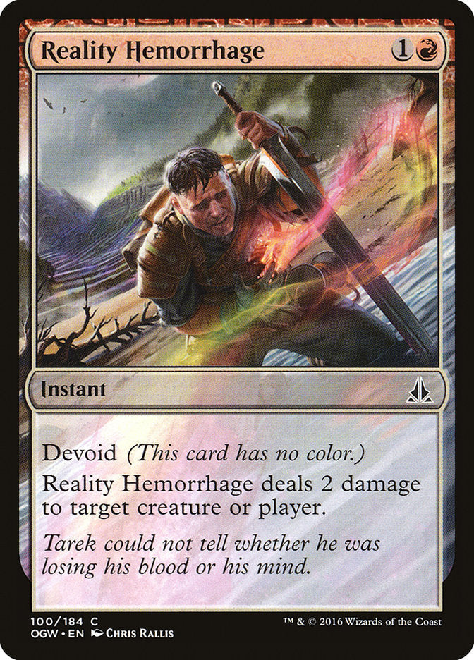 Reality Hemorrhage [Oath of the Gatewatch] [Foil]