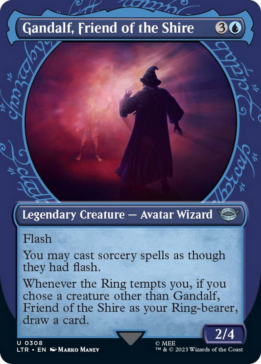 Gandalf, Friend of the Shire (Showcase Ring Frame) [The Lord of the Rings: Tales of Middle-Earth] [Foil]