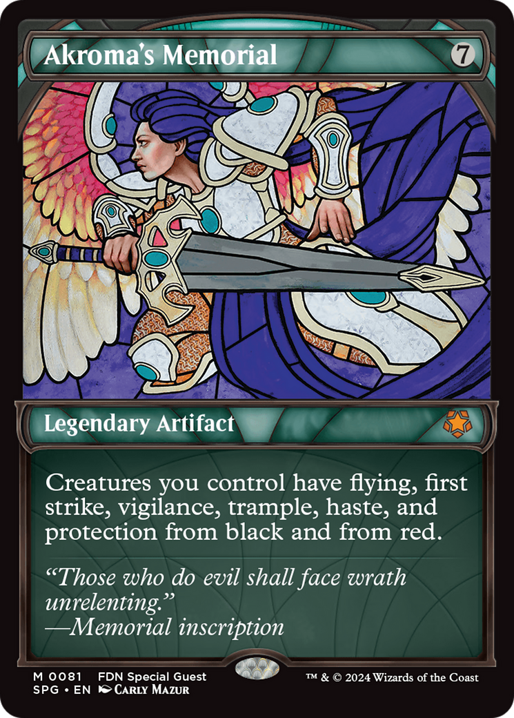Akroma's Memorial (Showcase) [Foundations Special Guests] [Foil]