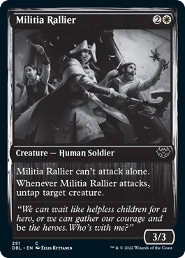 Militia Rallier [Innistrad: Double Feature] [Foil]