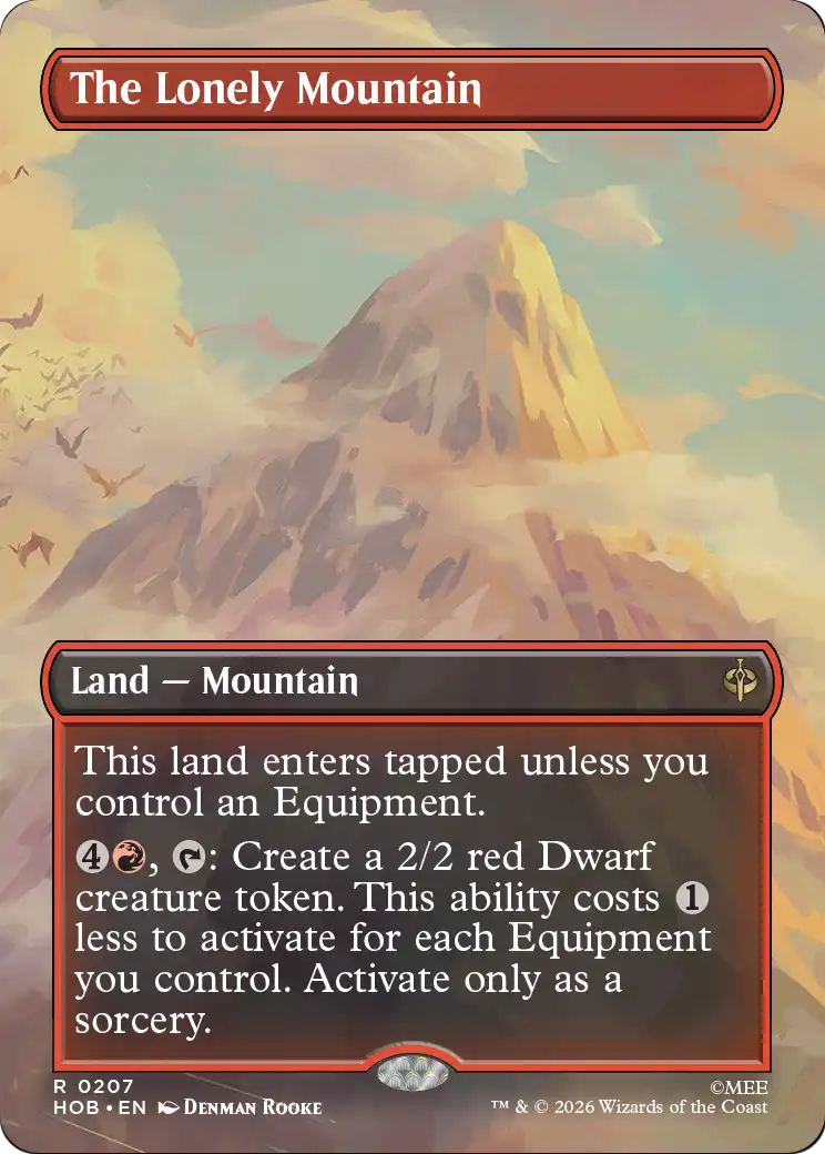 The Lonely Mountain (Borderless) (0207) [The Hobbit]