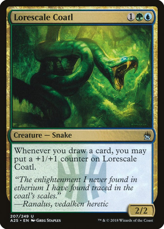Lorescale Coatl [Masters 25] [Foil]