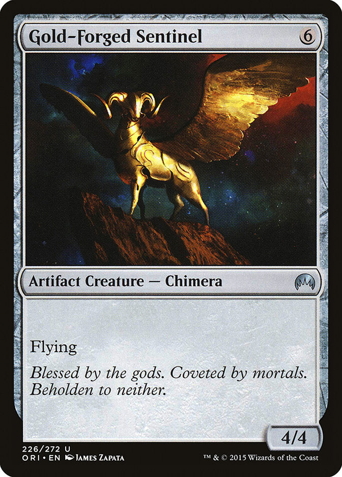 Gold-Forged Sentinel [Magic Origins] [Foil]
