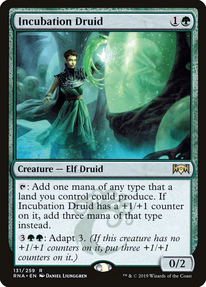 Incubation Druid [Ravnica Allegiance] [Foil]