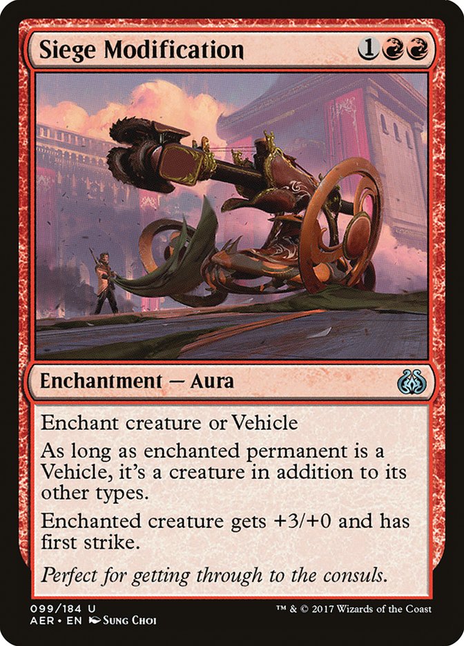 Siege Modification [Aether Revolt] [Foil]