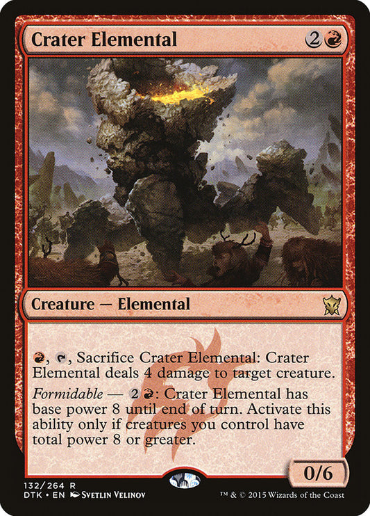 Crater Elemental [Dragons of Tarkir] [Foil]