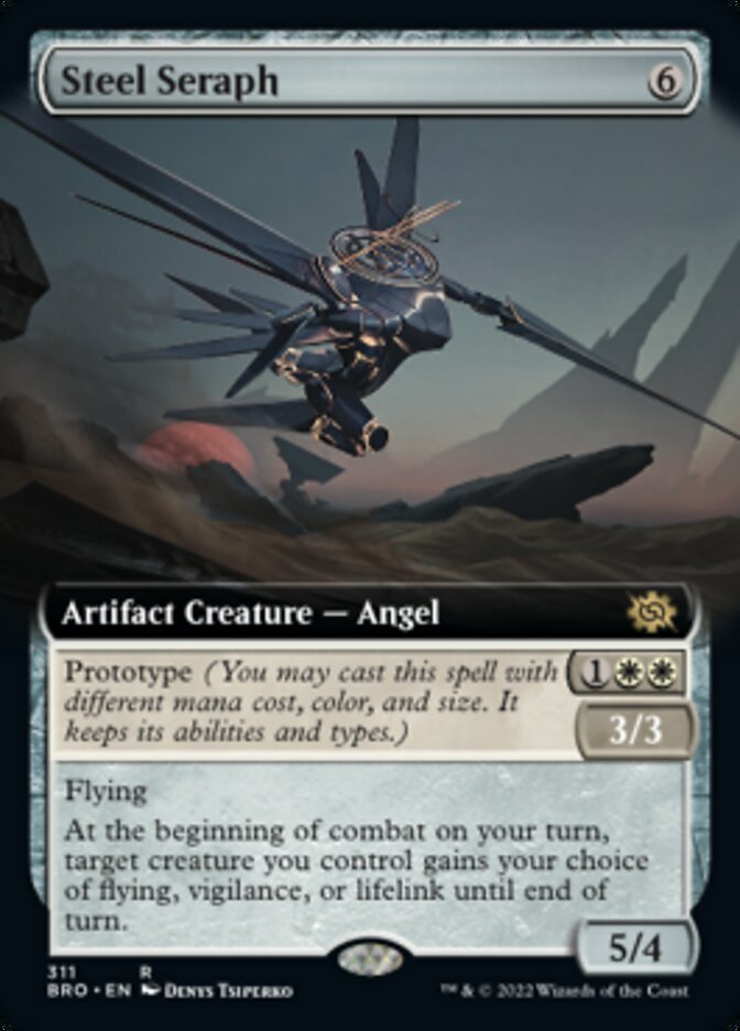 Steel Seraph (Extended Art) [The Brothers' War] [Foil]