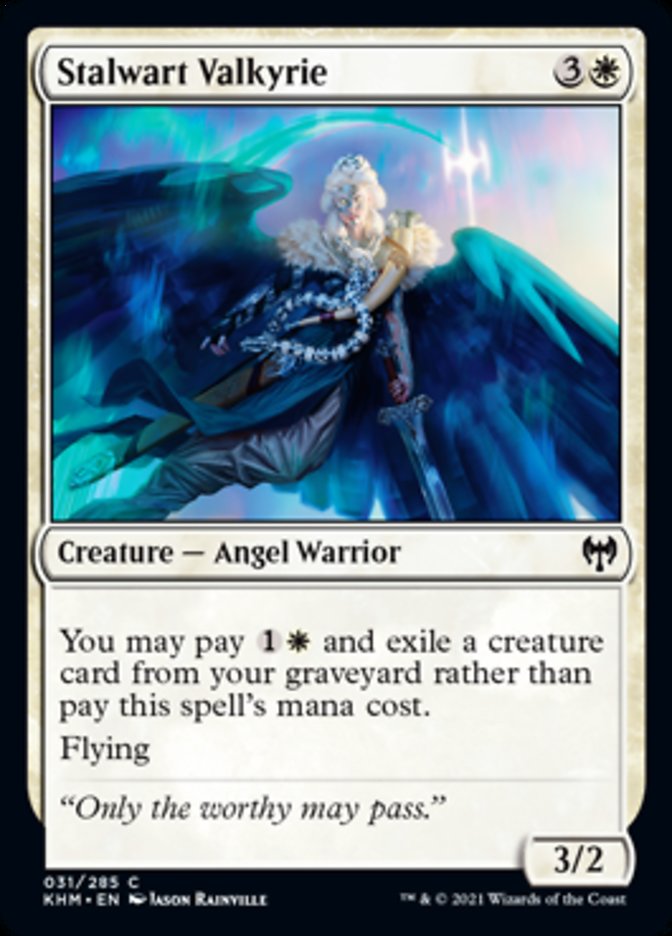 Stalwart Valkyrie [Kaldheim] [Foil]