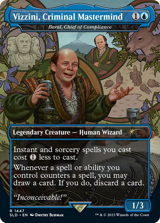 Vizzini, Criminal Mastermind - Baral, Chief of Compliance [Secret Lair Drop Series] [Foil]