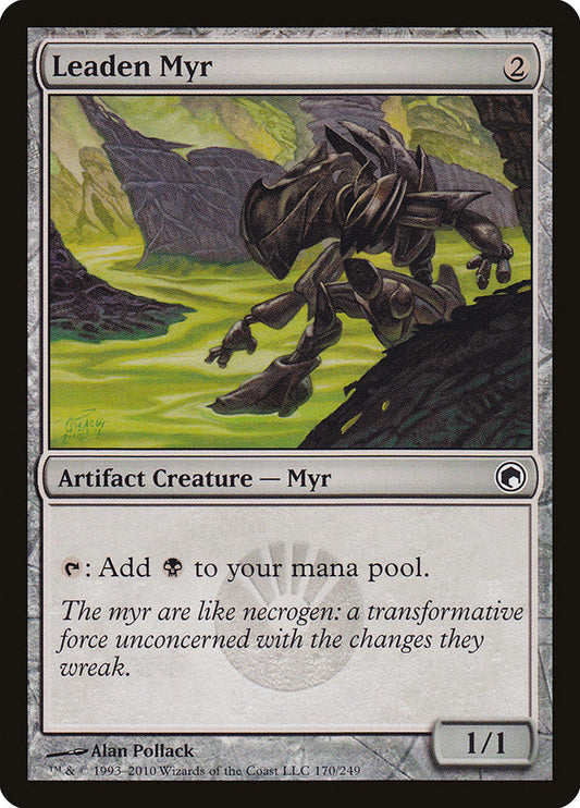 Leaden Myr [Scars of Mirrodin] [Foil]