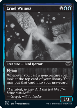 Cruel Witness [Innistrad: Double Feature] [Foil]