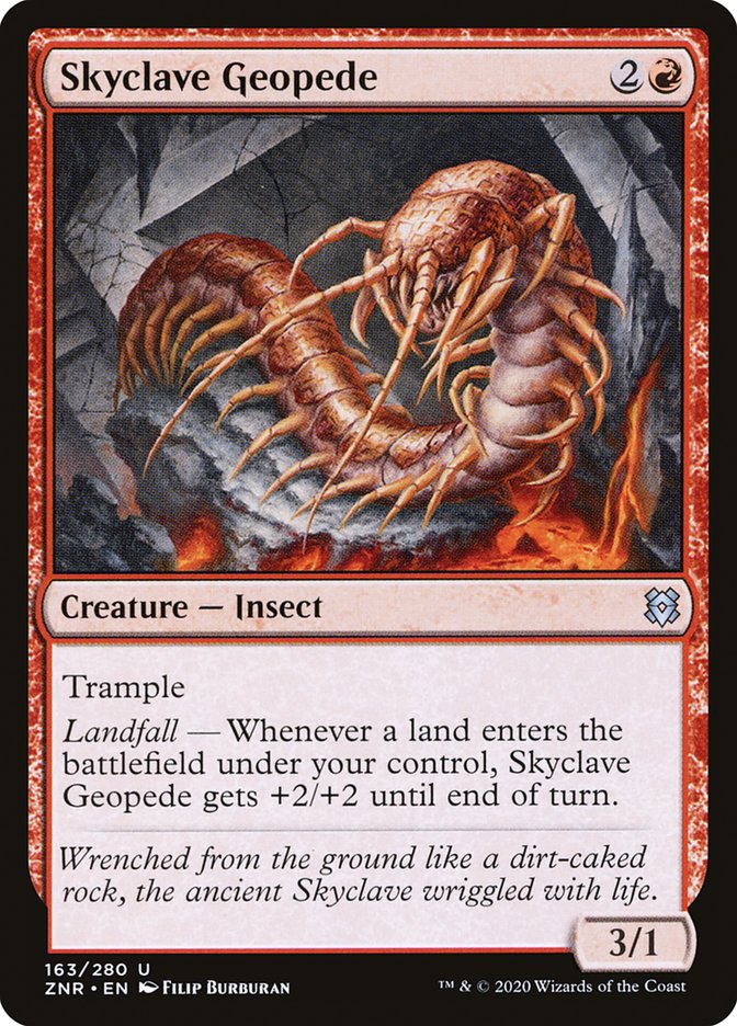 Skyclave Geopede [Zendikar Rising] [Foil]