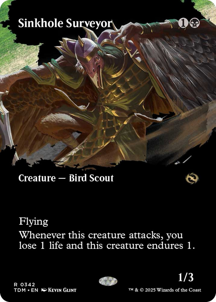Sinkhole Surveyor (Borderless) [Tarkir: Dragonstorm] [Foil]