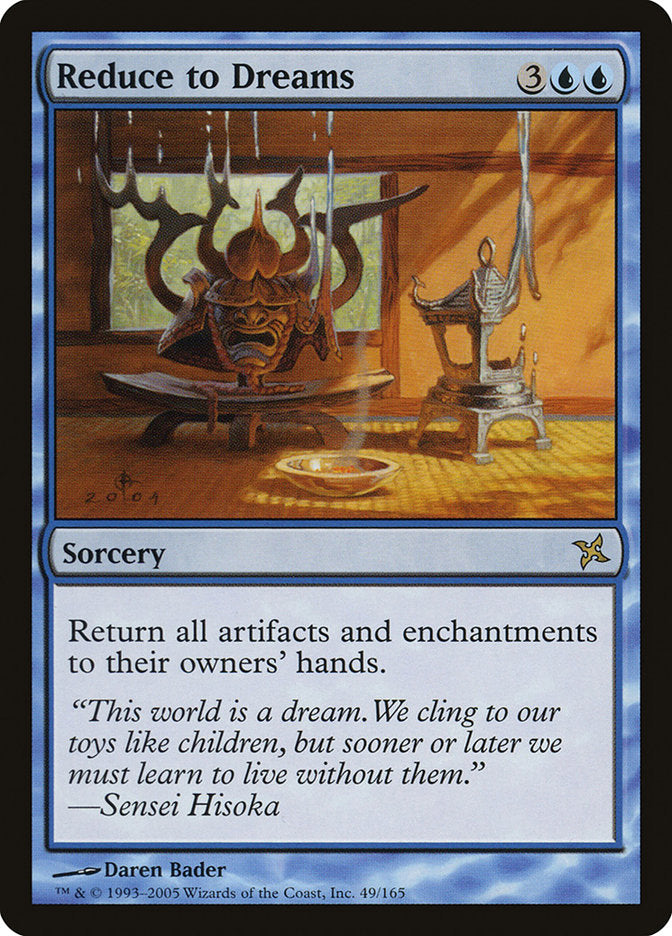 Reduce to Dreams [Betrayers of Kamigawa] [Foil]