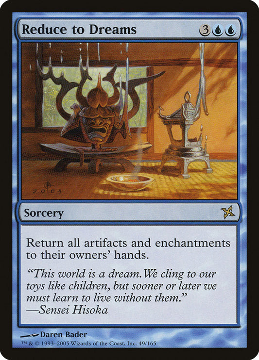 Reduce to Dreams [Betrayers of Kamigawa] [Foil]