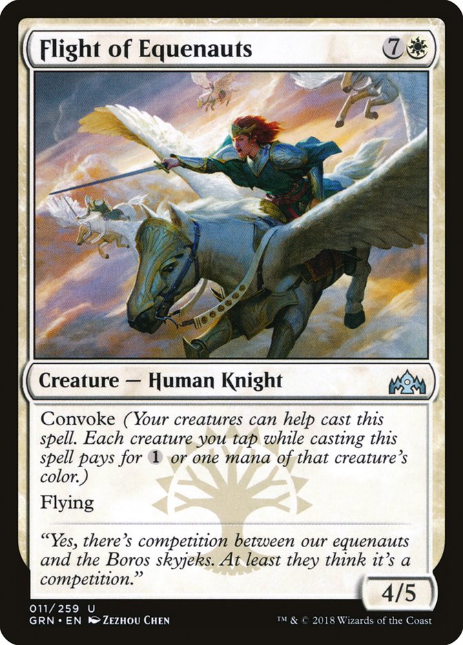 Flight of Equenauts [Guilds of Ravnica] [Foil]