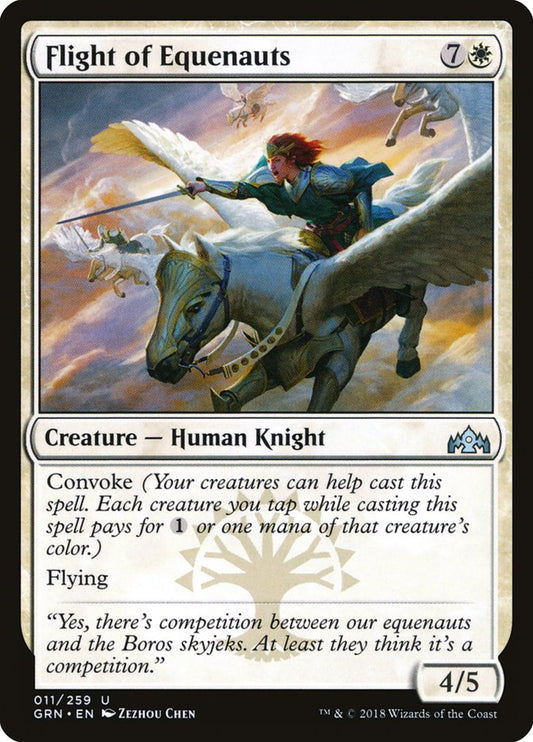 Flight of Equenauts [Guilds of Ravnica] [Foil]