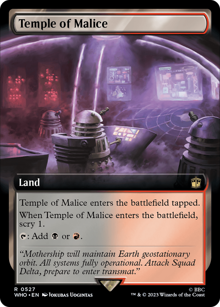 Temple of Malice (Extended Art) [Doctor Who] [Foil]