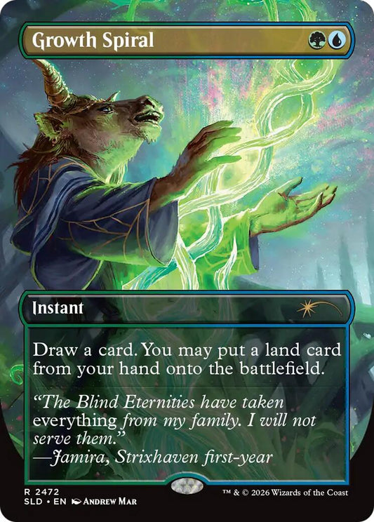 Growth Spiral (2472) [Secret Lair Drop Series] [Foil]