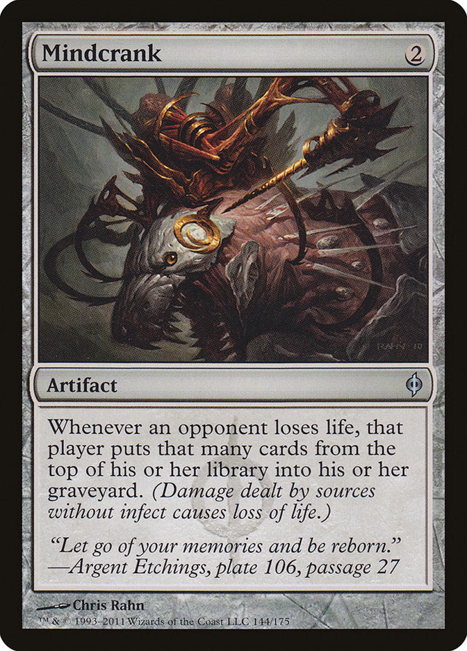 Mindcrank [New Phyrexia] [Foil]