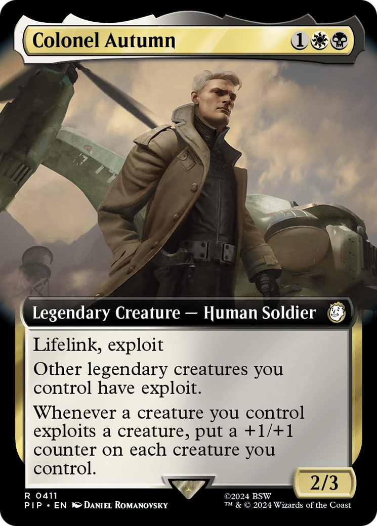 Colonel Autumn (Extended Art) [Fallout] [Foil]