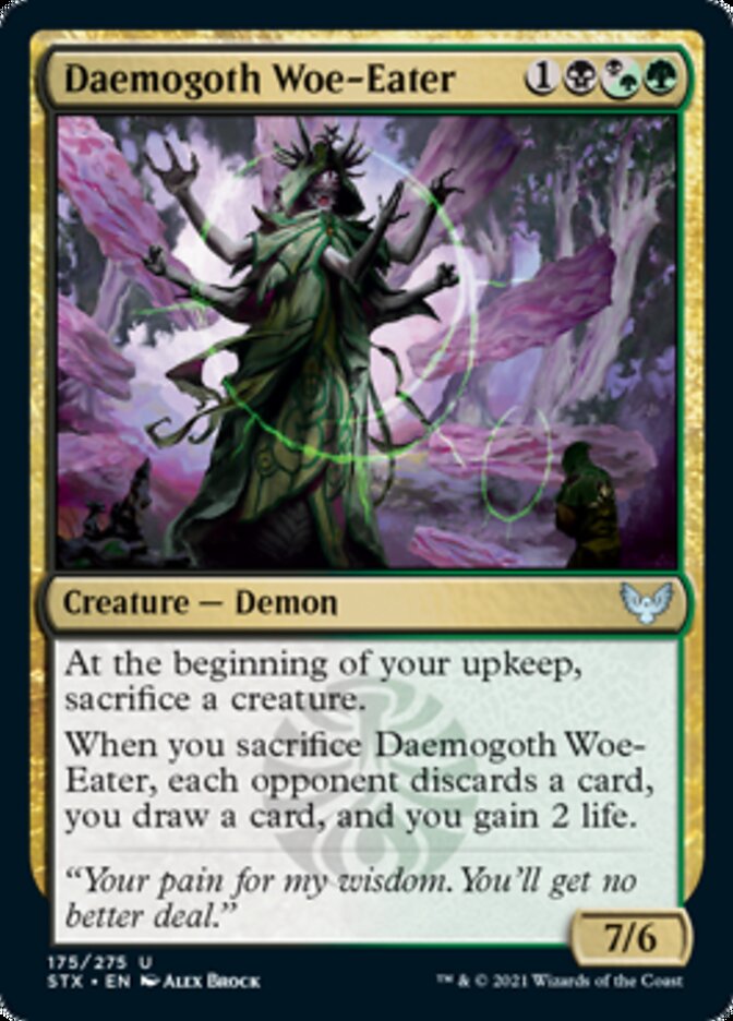 Daemogoth Woe-Eater [Strixhaven: School of Mages] [Foil]