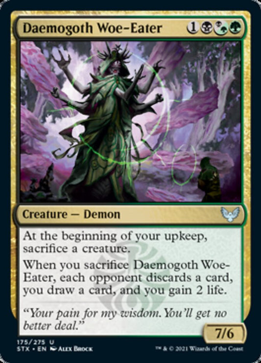 Daemogoth Woe-Eater [Strixhaven: School of Mages] [Foil]