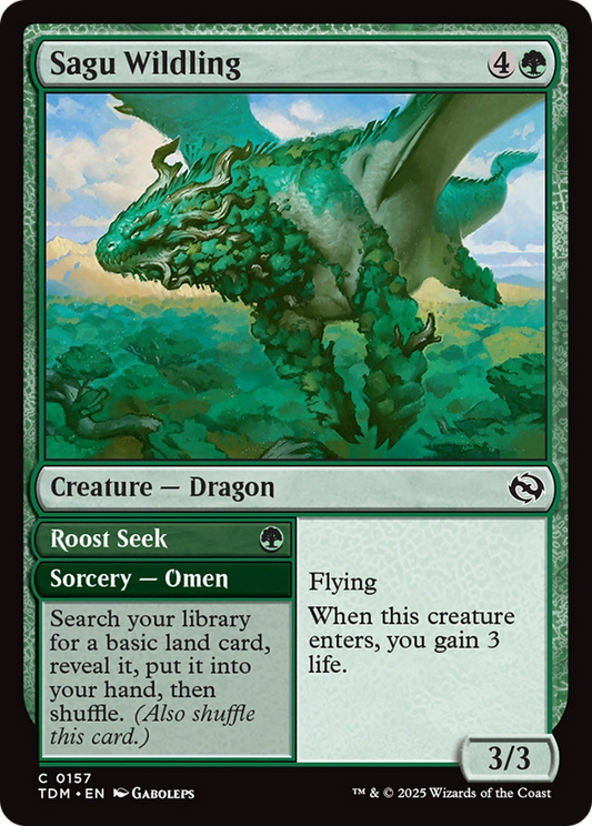 Sagu Wildling [Tarkir: Dragonstorm] [Foil]