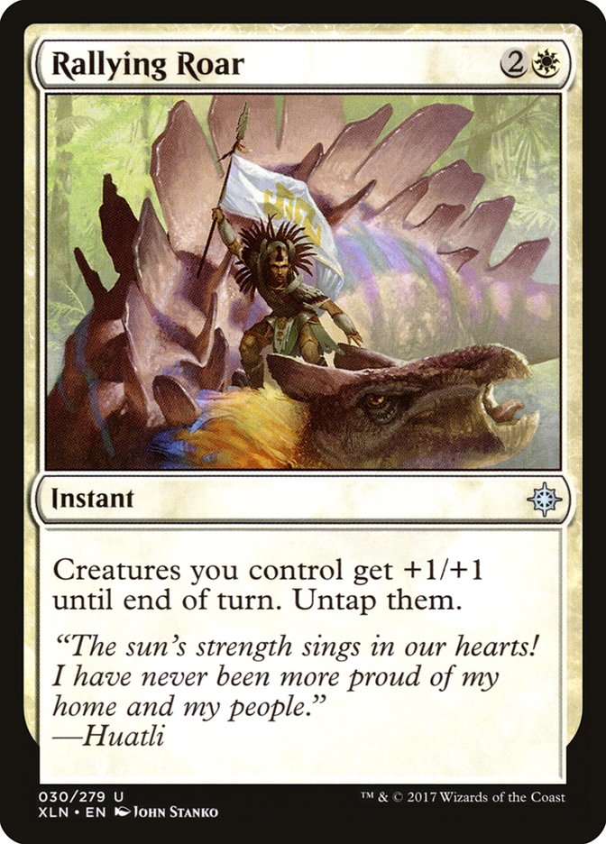 Rallying Roar [Ixalan] [Foil]