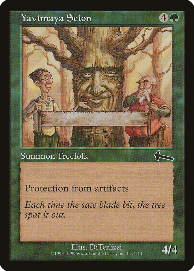 Yavimaya Scion [Urza's Legacy] [Foil]